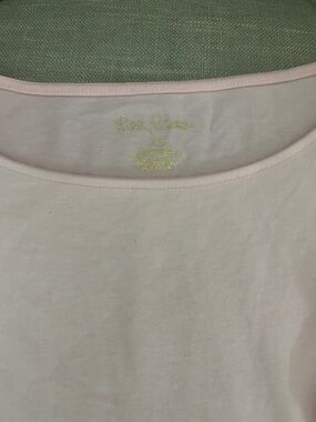 Lilly Pulitzer Pale Pink Scoop Neck Tee